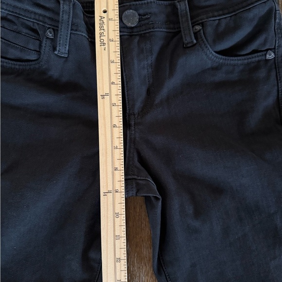 Kut from the Kloth Women’s Mia Toothpick Skinny Black Denim Jeans Size 4 - Picture 5 of 13